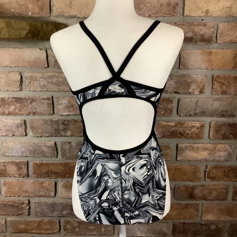 SPEEDO Xtra Life Lycra Shining Star Flyback One-Piece Swimsuit 177 - Picture 3 of 10
